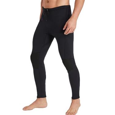 Imagem de Calças masculinas e femininas, calças compridas de neoprene de 3 mm, mantêm aquecidas, calças de mergulho para surfe, caiaque, natação, mergulho, canoagem (3K-MN-2GG)