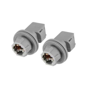 Imagem de Partuto Soquete de luz de placa de licença F37Z-13550-A Suporte de conectores de chicote de fiação para Ford F150 90-01 para Ford F250 F350 Super 99-15 para Ford Bronco 1990-1995 (conjunto de 2)