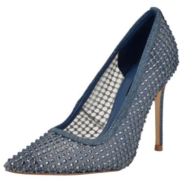 Imagem de Nine West Sapato feminino Fresh bico fino, Jeans azul 420, 41