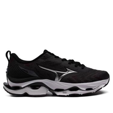 Imagem de Tênis Masculino Mizuno Wave Stratos 2 Cinza Escuro/Bordô - 43