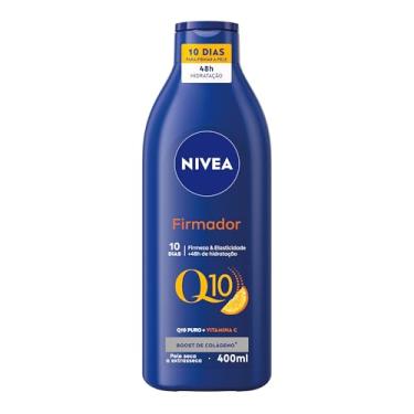 Imagem de NIVEA Hidratante Firmador Q10 Vitamina C Pele Seca - Hidratante que melhora a elasticidade da pele em 10 dias, previne a flacidez e ainda hidrata intensamente, ideal para pele seca - 400ml