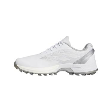Imagem de adidas Tênis masculino Adizero ZG Spikeless, Calçado branco/cinza três/prata metálico, 46