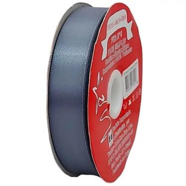 Imagem de Fita de Cetim Trader 38mm N9 com 50 Metros, COR 018 CINZA MEDIO, 50 ME