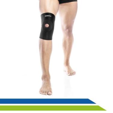 Imagem de Joelheira Ortopédica Curta com Suporte na Rótula em Neoprene Dilepé, P