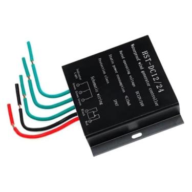 Imagem de 12v,HYZHANHONG Controlador de carga de gerador eólico de 12 V/24 V, controlador de carga de bateria à prova d'água de 8000 W, regulador de luz de jardim de luz de rua solar adequado