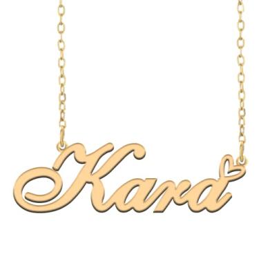 Imagem de A168A Colar com nome personalizado, personalizado, banhado a nome para mãe, filha, amizade, mulheres, dia dos namorados, Natal, aniversário, ano novo, Metal, Sem pedras preciosas