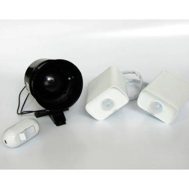 Imagem de Kit de Alarme com 2 Sensores de Presença MA e Sirene Interruptor Bivol