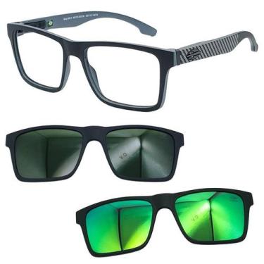 Imagem de Oculos Mormaii Swap NG 2 6153 AGA com 2 Clipons - Escolha, G15, Verde