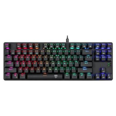 Imagem de Teclado Gamer Mecânico T-dagger Tgk-315-bl Bora Rgb Espanhol