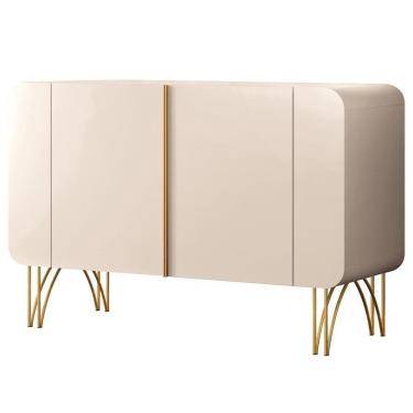 Imagem de Aparador Buffet Para Sala De Jantar 2 Portas Orgânico Pozzi B01 Off White - Lyam Decor