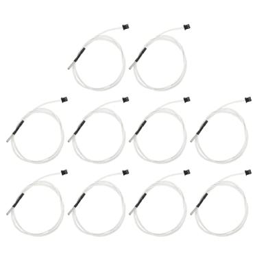 Imagem de Sensor de temperatura termistor, termistor ntc para impressora 3d, v2 3950 xh2.54 2 pinos para impressora 3d ender 3 5 pro cr6 cr10 com 10 peças