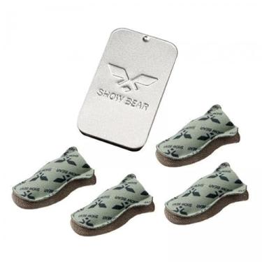 Imagem de AsrMyjcx 2x 4 Peças Jogam Mangas de Dedos para Jogo Móvel, Luvas de Dedos, Respiráveis ​​anti -deslizamento Extremamente Fino E Tampas de Dedos Anti -suor