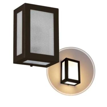 Imagem de Luminária Arandela Preta Externa E Interna 5 Vidros 1xe27 Decoração Design Moderno Industrial