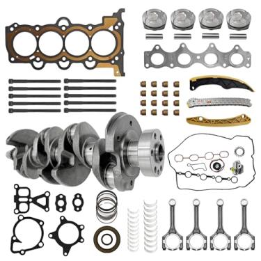 Imagem de Kit de motor G4FD 1.6L com virabrequim, bielas e kit de corrente de distribuição - Compatível com Hyundai Accent Velost 2012-2017, Kia Rio Soul - Substitui 23110-2B610, 23510-2B010