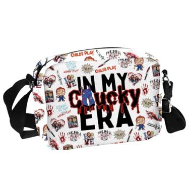 Imagem de MAOFAED Presente Chucky, bolsa tiracolo In My Chucky Era, presente de filme de terror, lembrancinha de festa de Halloween, presente de fã Chucky, Chucky Eradj