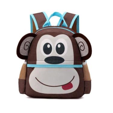 Imagem de Mochila Infantil Costas Animais Passeio Creche Poliéster - CRUZEIRO, M