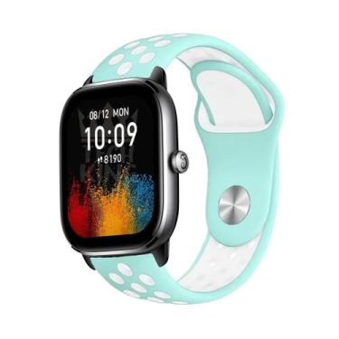 Imagem de Pulseira Furadinha Sport Amazfit Gts 4 Mini + Película 3d - TechKing, 