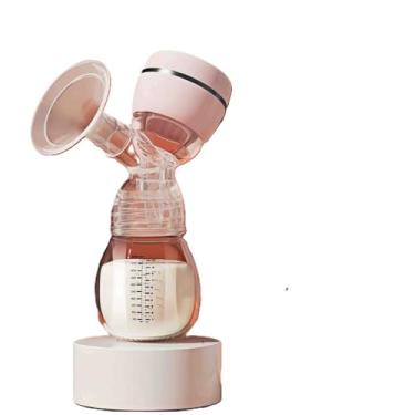 Imagem de Bomba Tira-leite Elétrica Portátil, Silenciosa, Alta Potência de Sucção, com Massageador (COR ROSA)