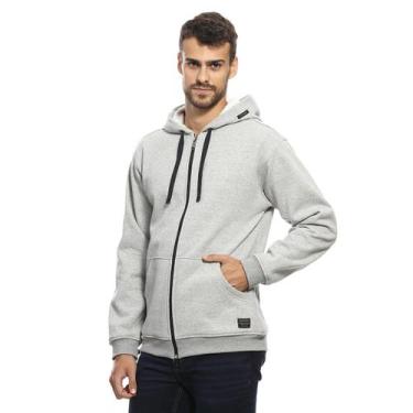 Imagem de Blusa de Moletom Aberta VLCS Minimalista, Mescla médio, XG1