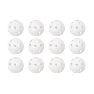 Imagem de Champion Sports Bolas de beisebol de plástico vazadas de 23 cm – Equipamento de beisebol atlético – Bolas de beisebol de plástico oco – Bolas de tamanho regular – Divertidas para todas as idades – Leve/Durável – Pacote com 12