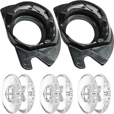Imagem de 2 Caixa De Bobina Singer Apolo Plastica Original + 4 Bobinas - Evolver