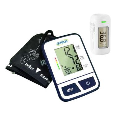 Imagem de Aparelho De Pressão De Braço Mais Termômetro Infravermelho G-tech Cuid