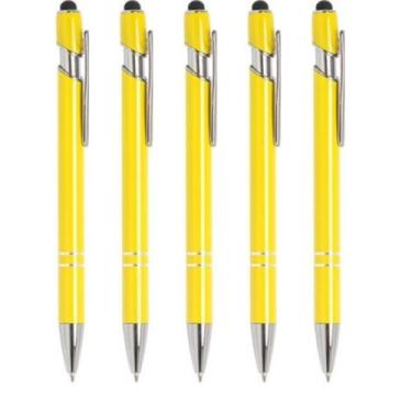 Imagem de Caneta Touch Metálica Kit Com 5 Unidades Esferográfica-Luxo - Lualki S