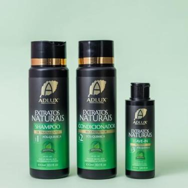 Imagem de Kit Cabelo Oleoso com Progressiva – Tratamento Capilar Extratos Naturais (Shampoo + Máscara + Leave-in) | Hidratação, Brilho, Controle da Oleosidade e Efeito Liso Duradouro | Sem Sal, com Caviar, Açaí e Argan