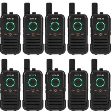 Imagem de Walkie Talkies Retevis RB45 para adultos Dual PTT USB-C (pacote com 10