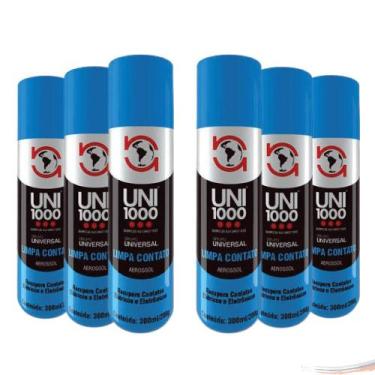 Imagem de Limpa Contato Elétrico E Eletrônicos Spray 300 Ml 6 Unidades - UN / 6 