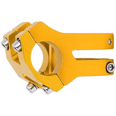 Imagem de YOUTHINK LUNJE 25,4x35mm Bike Bike Short Stem Em Textura Fosca, Haste de Liga de Alumínio Leve para Várias Motos (Ouro)