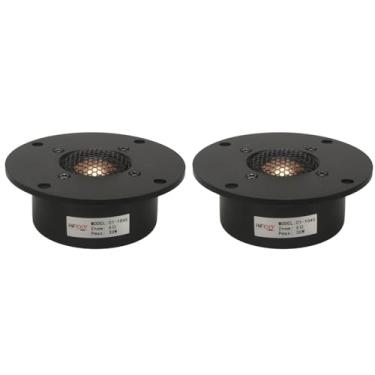 Imagem de HIFIDIY LIVE 2 unidades de alto-falante HI-FI 10 cm Tweeter Película de cobre berílio 6 OHM 30W painel de alumínio agudo alto-falante C1-104S