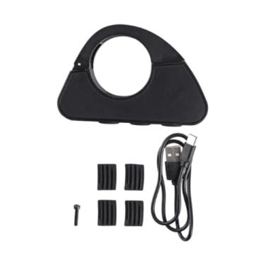 Imagem de MotiveTech Botão de mídia no volante à prova d'água preto portátil reproduzir música no volante botão de música controle de guidão para bicicleta