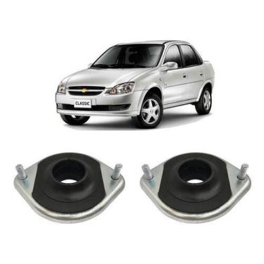 Imagem de Par Coxim Batente Dianteiro Chevrolet Classic 2008 2009 2010 - QualyKi