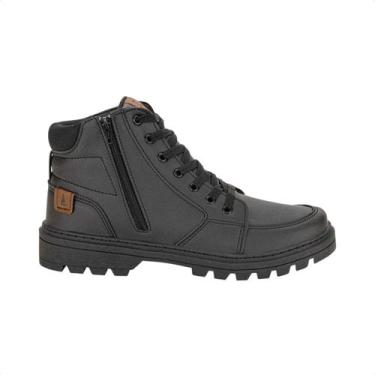 Imagem de Bota Masculina Coturno Confort Way Preta, Preto, 41