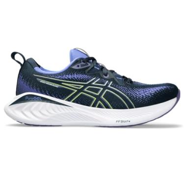 Imagem de ASICS Tênis de Corrida Gel-Cumulus 25 Feminino, Azul francês/amarelo iluminado, 5