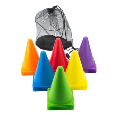 Imagem de Colaxi 30x Cones de Treinamento para Futebol, com Bolsa de Armazenamento Cones de Equipamentos de Treinamento para Esportes de Futebol