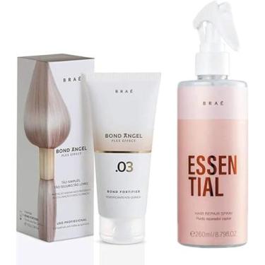 Imagem de Kit Braé Bond Angel Fortificante 100g+Fluido Finalizador Essential Bra