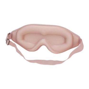 Imagem de FashionCha Máscara de Dormir com Cobertura para Os Olhos, Macia, Respirável, com Contorno 3D, Máscara de Dormir com Bloqueio de Luz para Dormir à Noite, Rosa