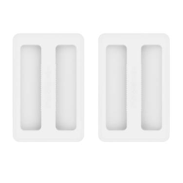 Imagem de Tampas de cobertura de torradeira, capas de silicone para máquina de pão multifuncional com 2 fatias, resistência ao calor, fácil de limpar, 2 peças