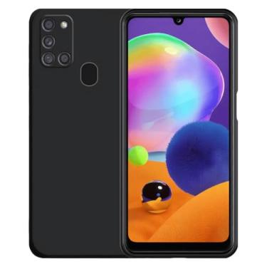 Imagem de Capinha Premium Aveludada Compatível Samsung Galaxy A31 Capa Preta