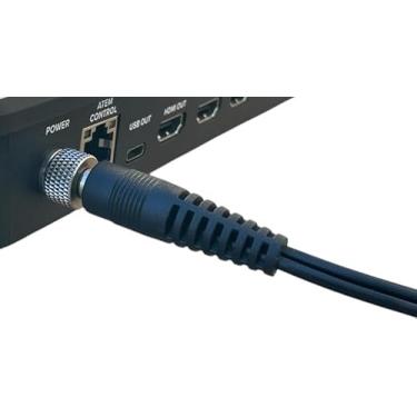 Imagem de GT POWER Adaptador De Alimentação Ca Com Anel Travamento Compatível Blackmagic Design Atem Mini Pro E Iso