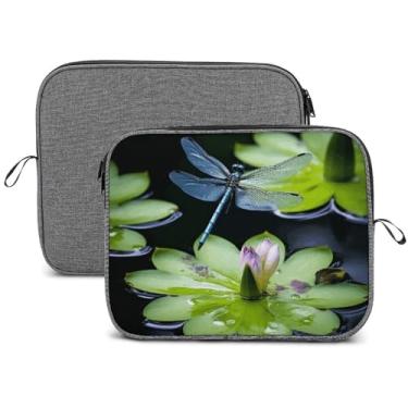 Imagem de Capa para laptop, impermeável, resistente a choques, bolsa protetora para notebook, leve, libélula, voa, capa de transporte de viagem, compatível com laptop de 13 a 14 polegadas