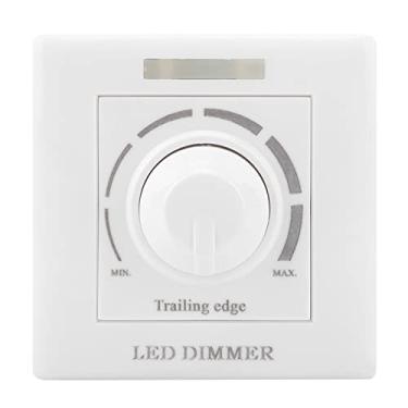 Imagem de Interruptor Dimmer 200W LED Controle de Brilho Ajustável de Luz IR Controle Remoto para Iluminação de Entretenimento Comercial Doméstico PC Branco AC 110V (220V)