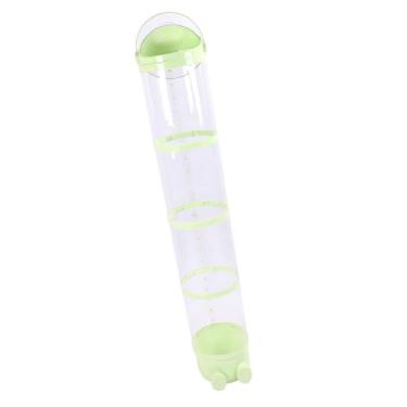 Imagem de Tubo de armazenamento de animais preenchido, fácil de montar, capacidade de 162 cm, tubo de armazenamento de brinquedos decorativo transparente versátil para o quarto (verde)