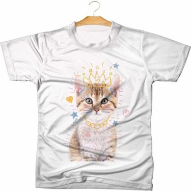 Imagem de Camiseta Personalizada Tumblr Gato - 05 - MAHALO CAMISETAS, Branco, MA