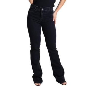 Imagem de Calça Jeans Sawary Boot Cut - 280258 Preto, Preto, 46