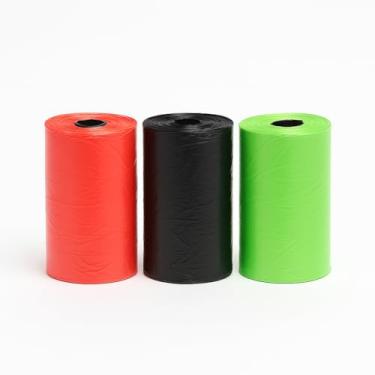 Imagem de Kit 3 Rolos Refil Cata Caca Pet para Cães e Gatos – 60 Saquinhos Higiênicos Biodegradáveis, Resistentes, Destaca Fácil, À Prova de Vazamentos – Coletor Ideal para Passeios e Higiene, Cores Variadas