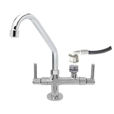 Imagem de Torneira De Bancada Com Adaptador Para Filtro e Maquina De Lavar, Torneira De Bancada Com Suporte Para Filtro Purificador