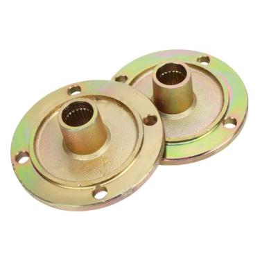 Imagem de Luocute Cubs de Roda do Eixo Traseiro, 1 par 4 Pino 24t Spline Spline Hubs de Roda Traseira Cubs de Eixo Traseiro de Roda de 25 Mm para Kart ATV Quad, Aço de Alta Estabilidade de Liga
